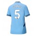 Manchester City John Stones #5 Dámské Domácí Dres 2024-25 Krátkým Rukávem